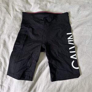 Calvin Klein black biker shorts